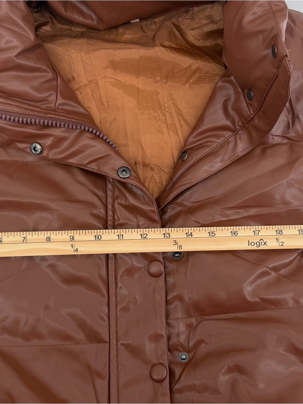 Women's Brown Quilted Puffer Jacket - Stylish Insulated Coat
